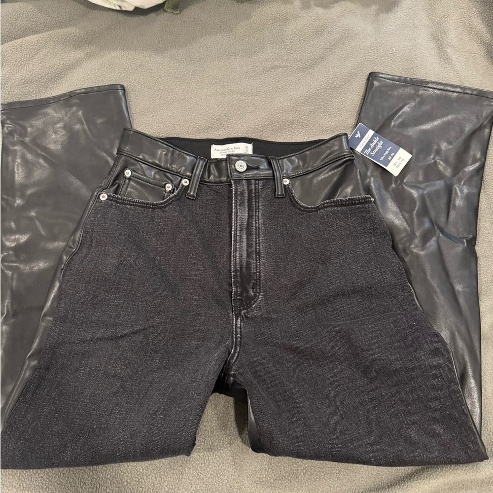 Abercrombie & Fitch Black Straight Jeans